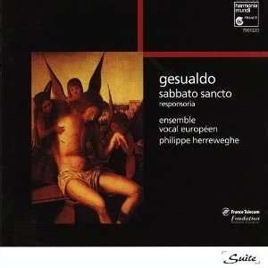 Amazon Gesualdo Sabbato Sancto Responsoria Tenebrae Responses