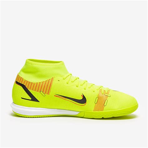 Nike Mercurial Superfly Viii Academy Df Ic Volt Black Bright Crimson Mens Boots