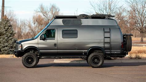 Off-Grid Adventure Vehicle: A Ford E350 4x4 Camper Van With 440+ HP