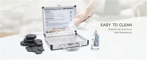 Amazon Goodtar Hot Stones Massage Warmer Kit 14 PCS Hot Stones Massage Set And Heater Kit