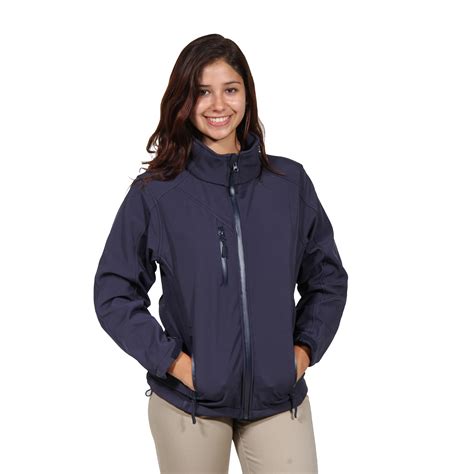 Ripley CHAQUETA SOFTSHELL MUJER NEGRA