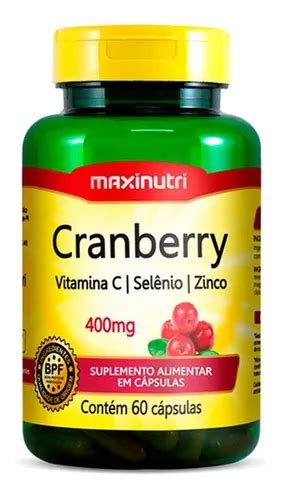 Arándano Vitamina C Selenio Y Zinc 400 Mg 60 Cápsulas Maxinutri Sabor Sin Sabor Mercadolibre