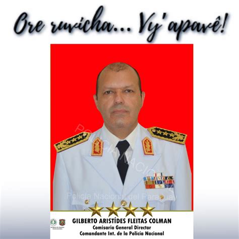 Saludos Al Sr Comandante De La Policía Nacional Por El Día De Su