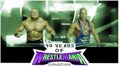 Wrestlemania Xix Wwe Championship Brock Lesnar Vs Kurt Angle