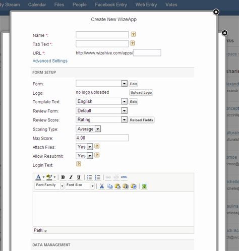 Internal Application form – Peterainsworth 