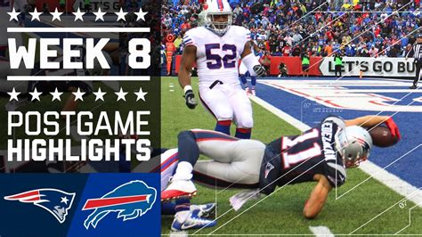 Patriots Vs Bills Nfl Week 8 Game Highlights Youtube