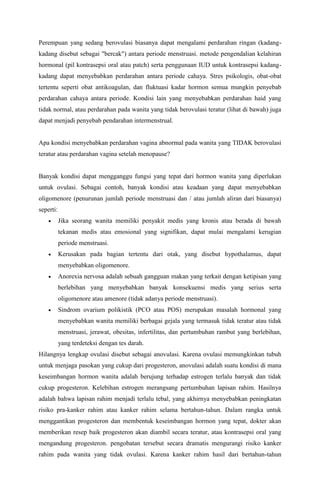 Apakah Perdarahan Vagina Normal Pdf