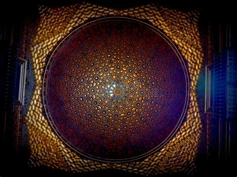 Doomed Ceiling In The Alcazar Palace Seville Spain Stock Image Image