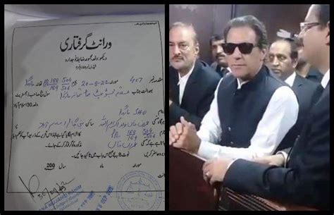 Imran Khans Arrest Warrant Issued Oyeyeah