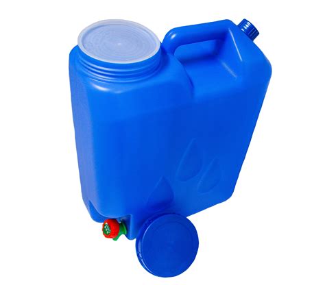 Pe L Water Dispenser Slim Container Jug Blue Gallons Or L