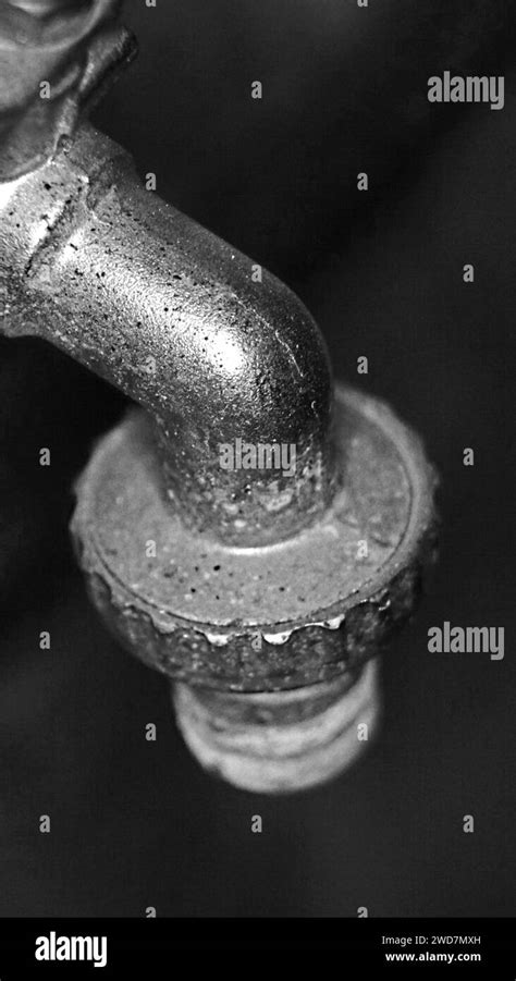 Faucet Inside The Water Meter Room Stock Photo Alamy