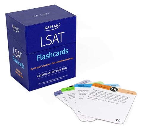 LSAT Prep Flashcards 400 Drills On LSAT Logic Skills Kaplan Test Prep