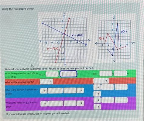 Solved Using the two graphs below; What is the domain of | Chegg.com