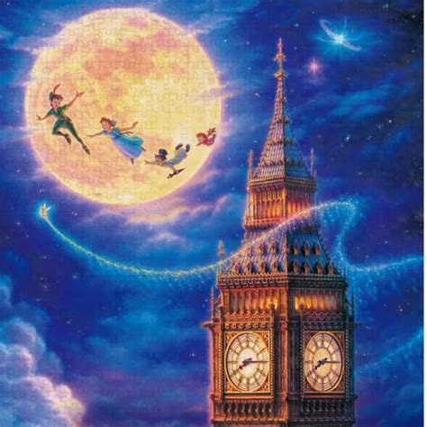 Jigsaw Puzzle 1000 094 Moonlight Collection Moonlight Flight Peter Pan