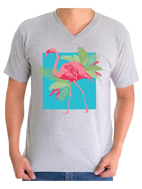 Awkward Styles Awkward Styles Pink Flamingo Shirts Flamingo V Neck