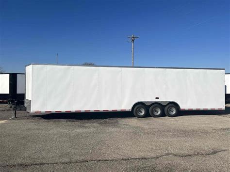 8 5x32 Quality Cargo Triple Axle Car Hauler Plain Ol Trailers