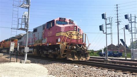 Bnsf 636 Leading North Local At Eldon 81017 Youtube