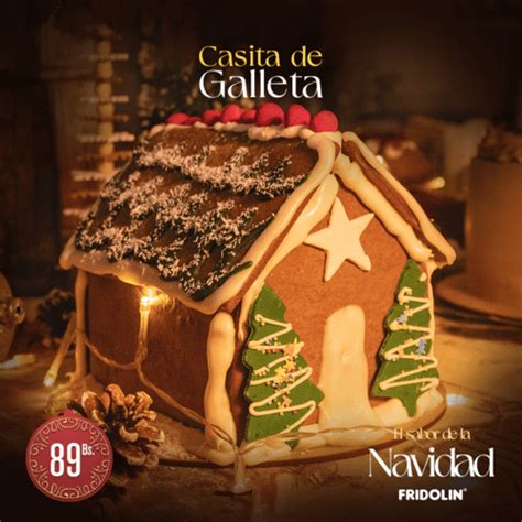 Casita de Galletas Navideña Fridolin