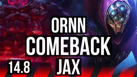 ORNN Vs JAX TOP Comeback 4 1 9 700 Games NA Master 14 8