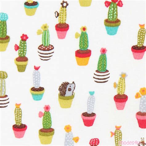 Stof Fabrics Cream Cactus Fabric Modes4u