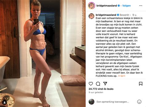 Bridget Maasland Plaatst Na Naaktfoto Opnieuw In Niets Verhullende Foto