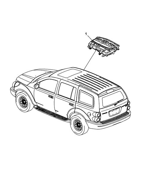 2008 Chrysler Aspen Modules Overhead Mopar Parts Giant