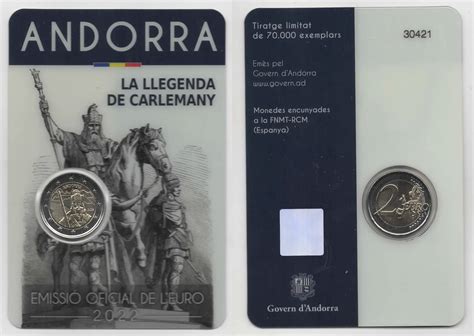 Andorra 2 Euro Coin The Legend Of Charlemagne 2022 Euro Coins Tv