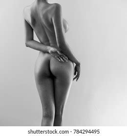 Beatiful Nude Woman Standing Isolated On Stock Photo 51289687