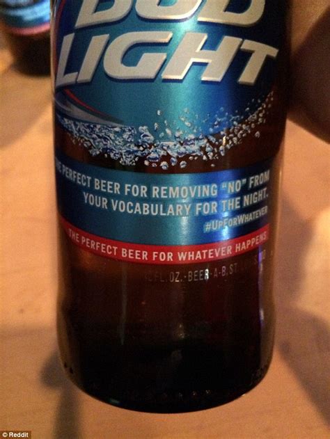 Bud Light Apologizes For Rapey Slogan Printed On Beer Bottles Daily