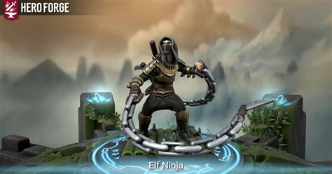 Elf Ninja Made With Hero Forge