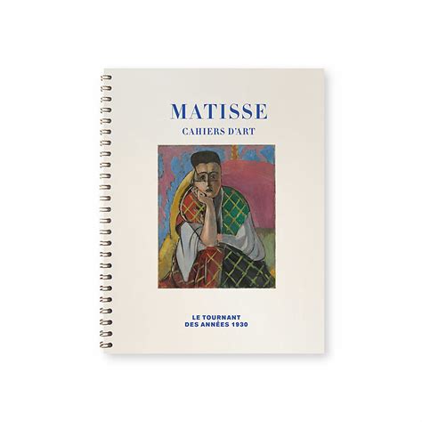 Cahier à spirale Matisse Cahiers d art le tournant des années 30