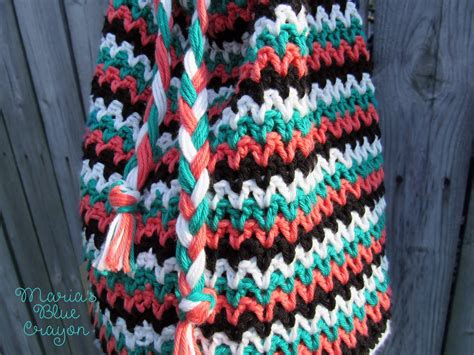 The Roxy Bag Crochet Pattern Maria S Blue Crayon Crochet Patterns