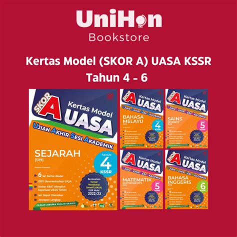 UNIHON PELANGI Kertas Model SKOR A UASA KSSR Tahun 4 Tahun 5