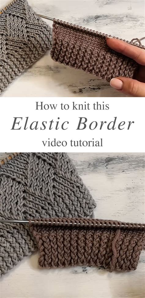 Knit Elastic Border You Will Love Crochetbeja