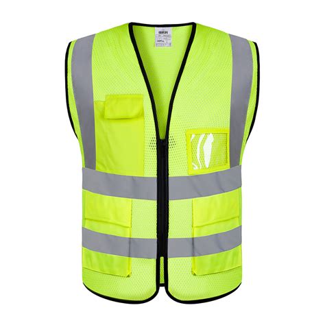 Reflective Safety Vest Breathable Mesh Material Class 2 Safety Vests A ...