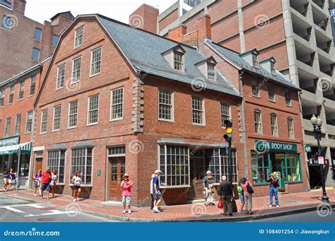 Historic Buildings in Downtown Boston, USA Editorial Stock Image - Image of historical, block ...