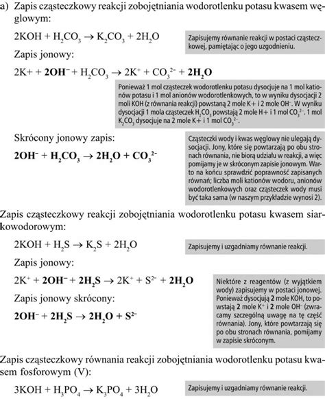 Reakcje W Roztworach Wodnych Reakcje Jonowe Chemia Opracowania Pl