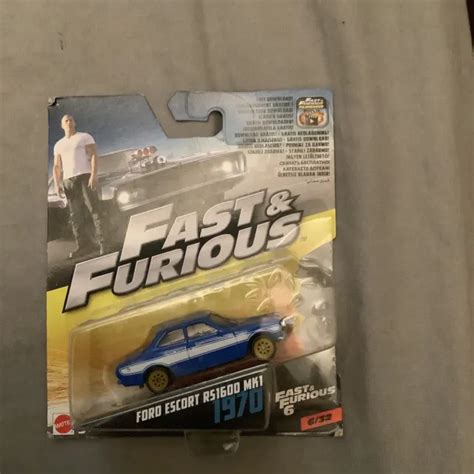Hot Wheels Fast And Furious Ford Escort Rs Mk Eur Picclick Fr