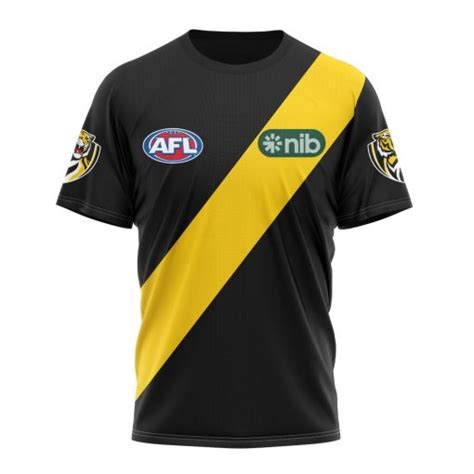 Afl Richmond Tigers Custom Name Number 2023 Home Guernsey T Shirt