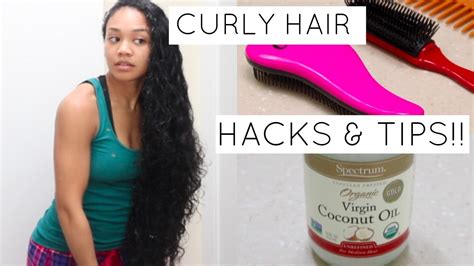 My Curly Hair Hacks Tips And Tricks Youtube