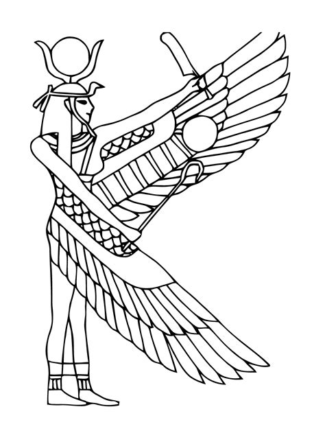 Dibujos para colorear para niños de Egipto Páginas de Egipto para