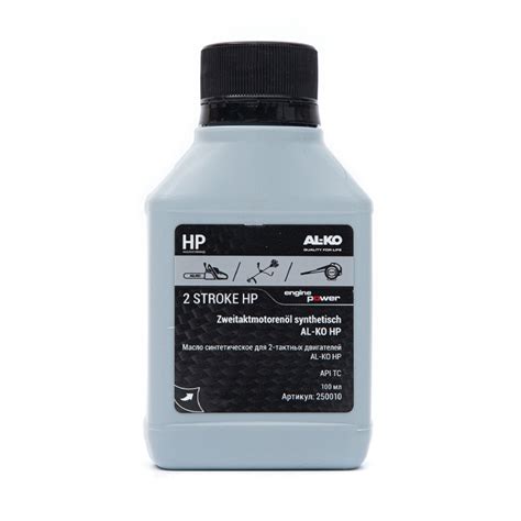 Масло синтетическое Al-Ko HP 250010 для 2-тактных двигателей, 0.1 л ...