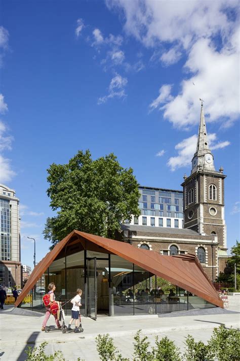 Portsoken Pavilion By Make Architects New Pavilion And Landscaped