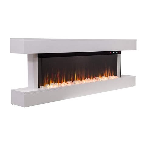 2023 NEW PREMIUM PRODUCT 60inch White Wall Mounted Electric Fire Suite ...