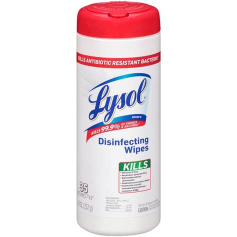 Lysol Disinfecting Wipes (35 ct) Delivery or Pickup Near Me - Instacart