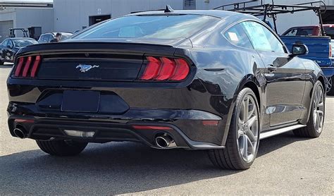 Shadow Black Ford Mustang Fastback