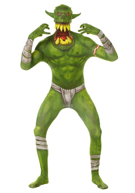 Kids Green Orc Morphsuit