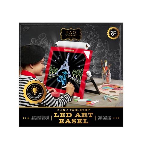Jual Fao Toy Easel Tabletop Led 3 In 1 Fsz1106002691 Di Seller Kingyo