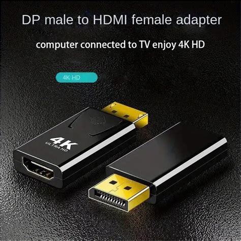 Convertor Adaptor Ywd Fmm K Displayport La Hdmi Negru Emag Ro