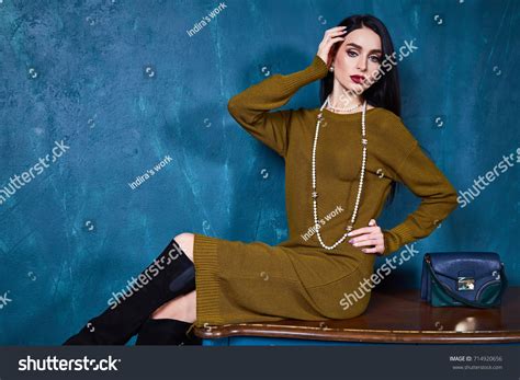 Sexy Brunette Businesswoman Beautiful Woman Wear Stock Photo Shutterstock